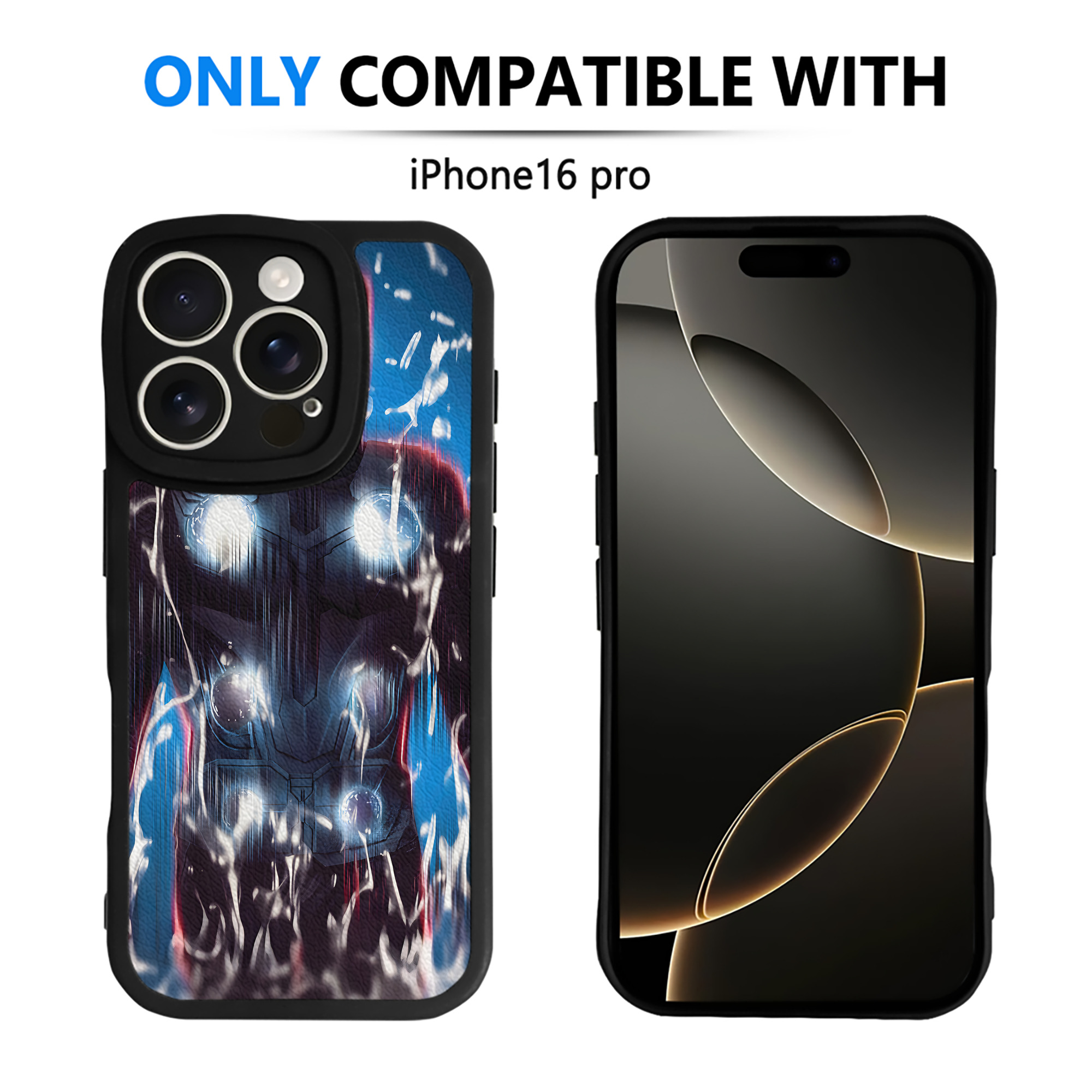 （画像用） アベンジャーズ The Avengers 【iPhone 16シリーズ対応】シリコンスマホケース（レザー調） 材質：シリコン